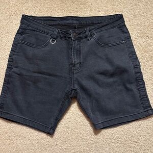 Cellblock 13 stretch denim shorts, size 34